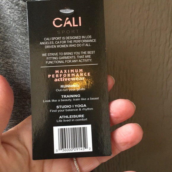 Cali Sport soft gray lounge pants joggers leggings - Picture 8 of 10